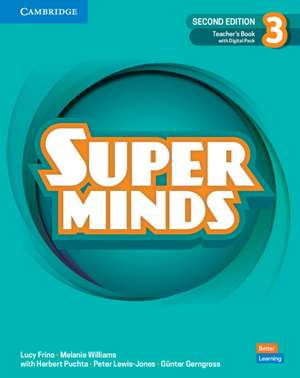 Super Minds Level 3 Teacher's Book with Digital Pack British English de Lucy Frino