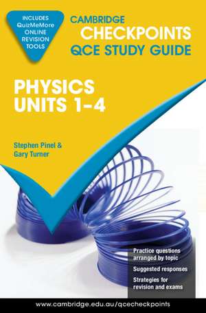 Cambridge Checkpoints QCE Physics Units 1–4 de Stephen Pinel