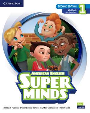 Super Minds Level 1 Workbook with Digital Pack American English de Herbert Puchta