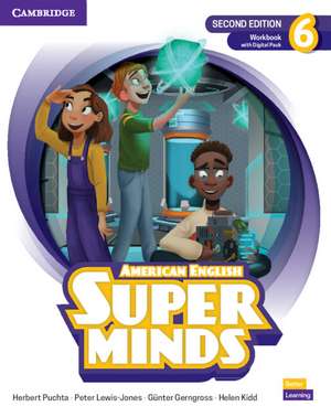 Super Minds Level 6 Workbook with Digital Pack American English de Herbert Puchta