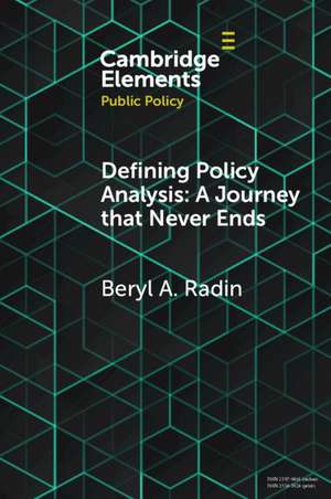 Defining Policy Analysis de Beryl A. Radin