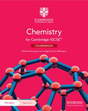 Cambridge IGCSE™ Chemistry Coursebook with Digital Access (2 Years) de Richard Harwood