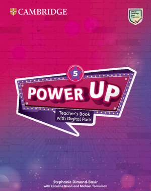 Power UP Level 5 Teacher's Book with Digital Pack MENA de Michael Tomlinson