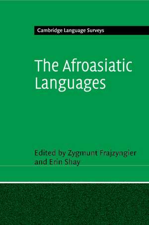 The Afroasiatic Languages de Zygmunt Frajzyngier