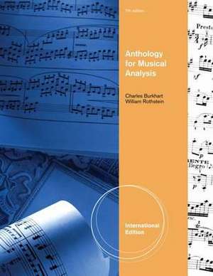 Anthology for Musical Analysis, International Edition de Charles (Copland School of Music at Queens College Burkhart