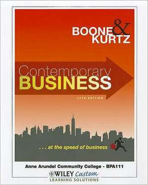 Contemporary Business de Louis E. Boone