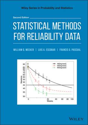 Statistical Methods for Reliability Data, Second Edition de W Meeker