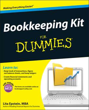 Bookkeeping Kit For Dummies de L Epstein