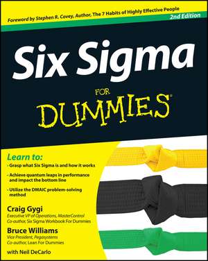 Six SIGMA for Dummies de Craig Gygi