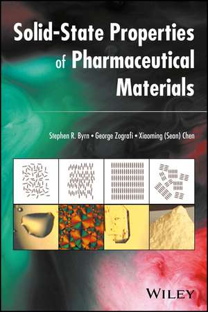 Solid–State Properties of Pharmaceutical Materials de SR Byrn