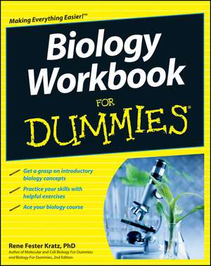 Biology Workbook For Dummies de RF Kratz