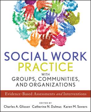 Social Work Practice with Groups, Communities, and Organizations: Evidence–Based Assessments and Interventions de Charles A. Glisson