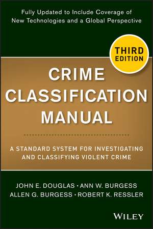 Crime Classification Manual de John E Douglas
