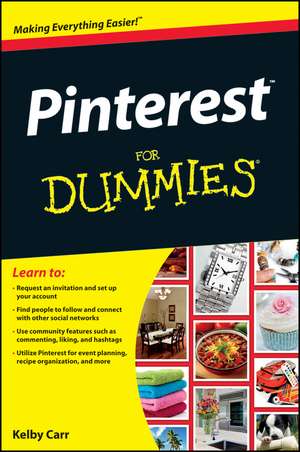 Pinterest For Dummies de K Carr