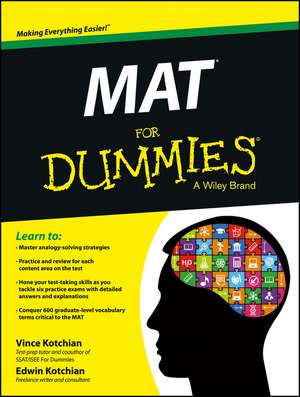 MAT For Dummies de W Kotchian