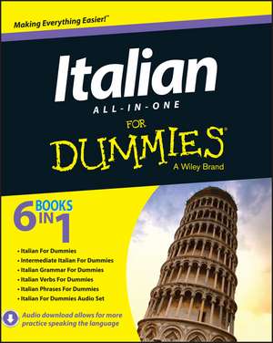 Italian All–in–One For Dummies de C Dummies