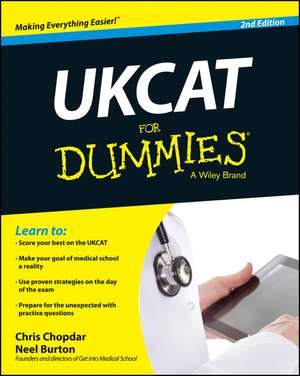 UKCAT For Dummies de Chris Chopdar