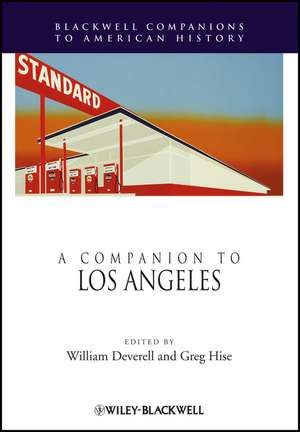 A Companion to Los Angeles de William Deverell