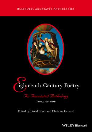 Eighteenth–Century Poetry – An Annotated Anthology 3e de D Fairer