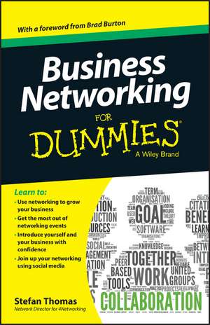 Business Networking For Dummies de S. Thomas