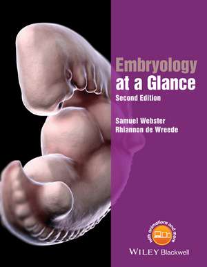 Embryology at a Glance, 2e de S Webster