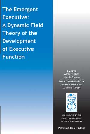 The Emergent Executive – A Dynamic Field Theory of The Development of Executive Function de JP Spencer