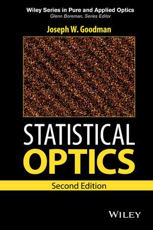 Statistical Optics, Second Edition de JW Goodman