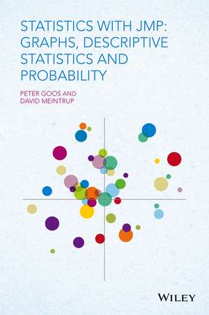 Statistics with JMP de Peter Goos
