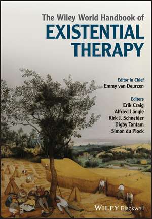 The Wiley World Handbook of Existential Therapy de E van Deurzen