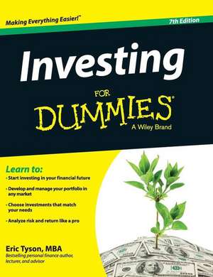 Investing for Dummies de Eric Tyson