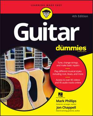 Guitar For Dummies, 4e de M. Phillips