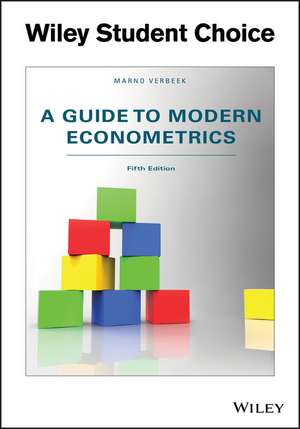 A Guide to Modern Econometrics 5th Edition de Verbeek