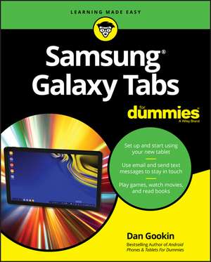 Samsung Galaxy Tab For Dummies de D Gookin