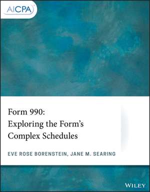 Form 990 de Eve Rose Borenstein