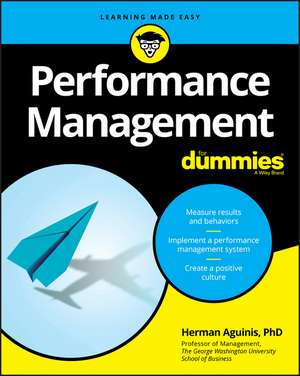 Performance Management For Dummies de H Aguinis