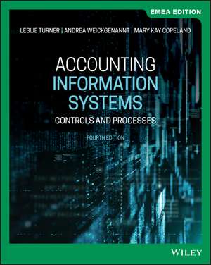 Accounting Information Systems 4th EMEA Edition de Turner