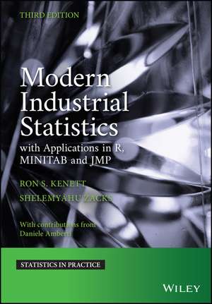 Modern Industrial Statistics – With Applications in R, MINITAB and JMP, 3e de RS Kenett