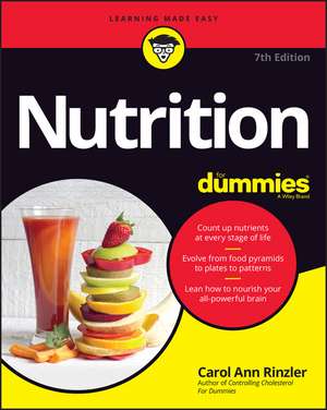 Nutrition for Dummies de Carol Ann Rinzler