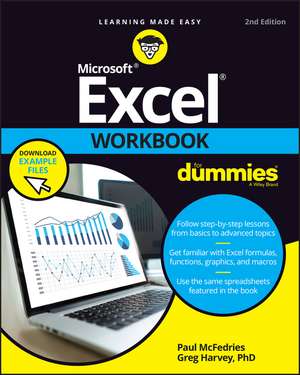 Excel Workbook For Dummies, 2nd Edition de P McFedries