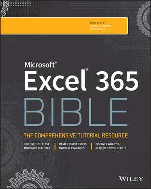 Microsoft Excel 365 Bible de M Alexander