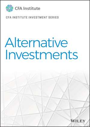 Alternative Investments de CFA Institute