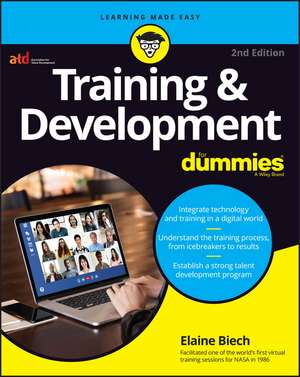 Training & Development For Dummies, 2nd Edition de E Biech