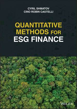 Quantitative Methods for ESG Finance de C Shmatov