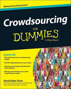 Crowdsourcing For Dummies de DA Grier