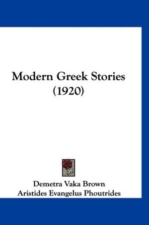 Modern Greek Stories (1920) de Demetra Vaka Brown