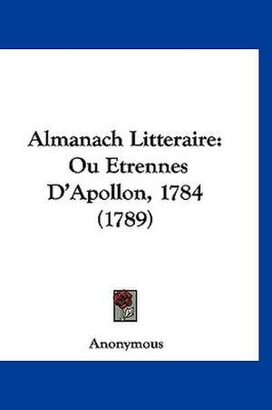 Almanach Litteraire de Anonymous