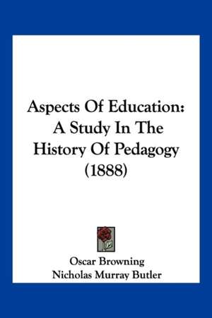 Aspects Of Education de Oscar Browning