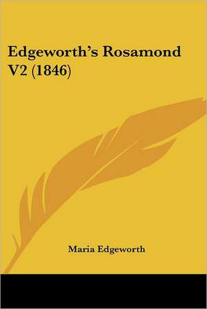 Edgeworth's Rosamond V2 (1846) de Maria Edgeworth