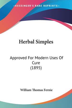 Herbal Simples de William Thomas Fernie