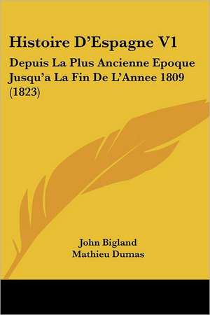 Histoire D'Espagne V1 de John Bigland